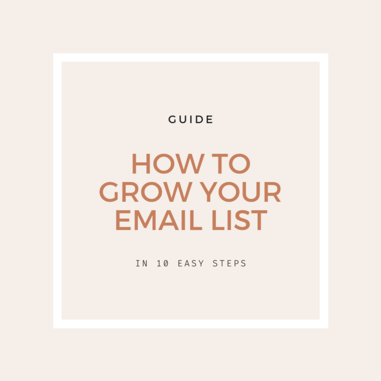 How to Grow Your Email List Guide